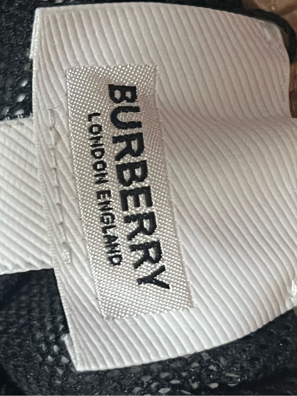 Burberry Men's Plaid Athletic Shorts in Tan, Black, White and Red - Picture 2 of 15